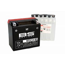 Batterie Sans entretien pack acide BTX14 MOTO GUZZI NORGE 1200