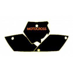FONDS PLAQUE NOIR KTM SX125 2004-2006