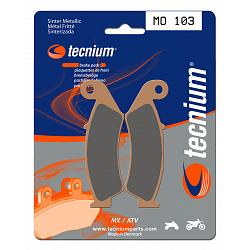 Plaquettes de frein TECNIUM MX/Quad metal fritte - MO103