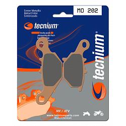 Plaquettes de frein TECNIUM MX/Quad metal fritte - MO202