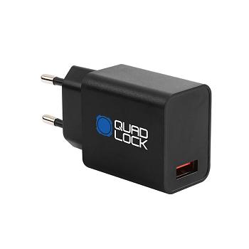 Adaptateur secteur QUAD LOCK standard EU port USB Type A 